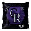 Rockies OFFICIAL MLB "Connector" Double Sided Velvet Pillow; 16" x 16"