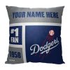 [Personalization Only] OFFICIAL MLB Colorblock Pillow - Los Angeles Dodgers