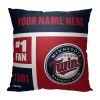 [Personalization Only] OFFICIAL MLB Colorblock Pillow - Minnesota Twins