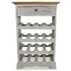 Wine Rack Solid Reclaimed Wood 21.7"x9.1"x33.5"