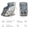 BOSSCARE 2023 Brand New Update GR8686 Massage Chairs with AI Voice, App Control SL Track Zero Gravity Full Body Massage Recliner Gray