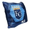 Royals OFFICIAL MLB "Connector" Double Sided Velvet Pillow; 16" x 16"