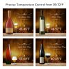 Countertop Wine Cooler with Compressor System and Digital Temperature Control - UV-Protective Finish, Holds 24 Standard Bottles