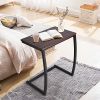 Steel Frame C-shaped Sofa Side End Table