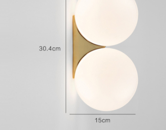 Designer Nordic Minimalist Wall Lamp (Option: Doublehead gold models-5W)