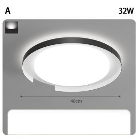 Living Room Lamp Modern Super Bright Main (Option: Monochrome white light-A-40cm)