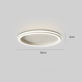 Fashion Minimal Room Lamp Bedroom Creativity (Option: White light-50cm)