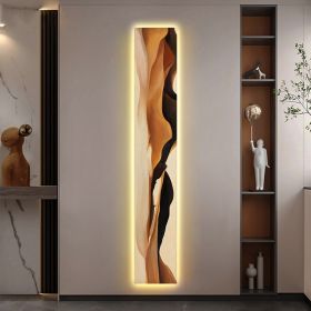 Abstract Entryway Decorative Painting Led Ambient Sense Light (Option: Colour border B-Oil on canvas screen-120x20)