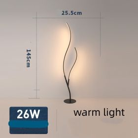 Fashion Twig Artistic Line Floor Lamp (Option: White-warm light-US)