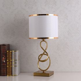 Creative Bedroom Model Room Bedside Lamp (Option: White-AU)