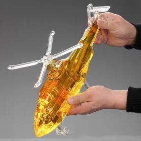 Transparent Glass Jar Helicopter Wine Bottle (Option: Aircraft Wine Decanter)