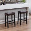 Backless Bar Stools, 2-Pcs Set