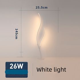 Fashion Twig Artistic Line Floor Lamp (Option: White-White light-EU)