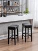 Backless Bar Stools, 2-Pcs Set