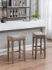 Backless Bar Stools, 2-Pcs Set