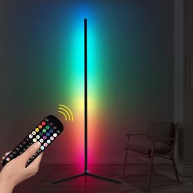 Bedroom Symphony RGB Atmosphere Floor Lamp Smart (Option: Black-EU)